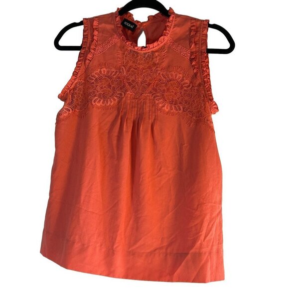 KOOKAI Womens Blouse/Top Orange Crop Size 38 - Picture 1 of 9